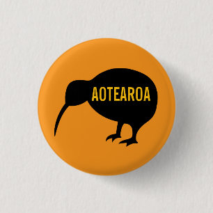 Aotearoa 3 Cm Round Badge