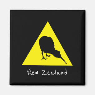 Aotearoa & Kiwi Bird, Nocturnal New Zealand travel Magnet