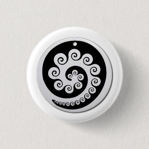 AOTEAROA KORU button of new zealand