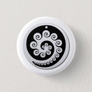 AOTEAROA KORU button of new zealand