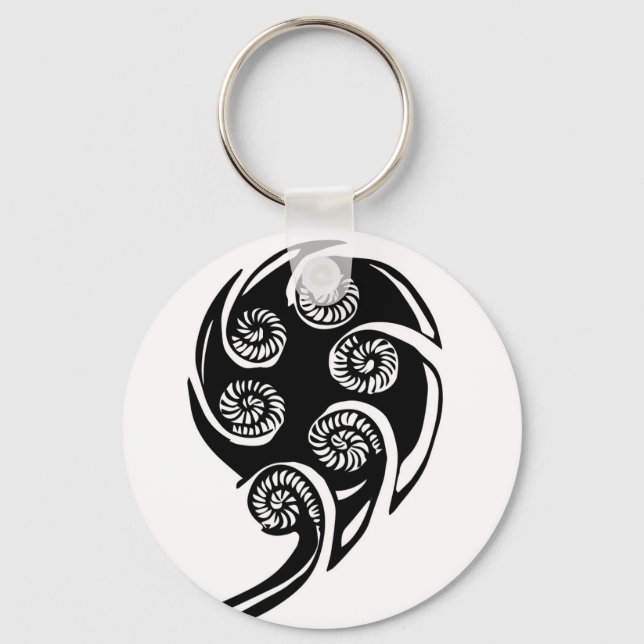 aotearoa koru design key ring (Front)