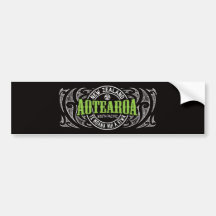 Aotearoa Lifer Moko Bumper Sticker