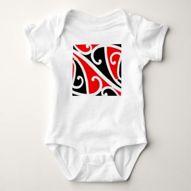aotearoa maori baby bodysuit (Front)