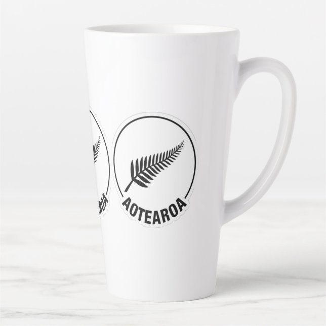 Aotearoa New Zealand Latte Mug (Right)