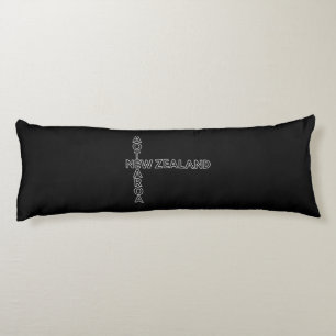 Aotearoa New Zealand, NZ Kiwi Crossword Design  Body Cushion