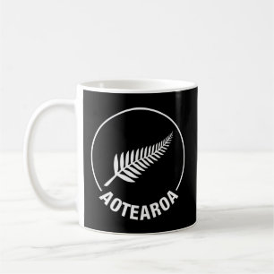 Aotearoa New Zealand Silver Fern Kiwi Maori Nz Spo Coffee Mug