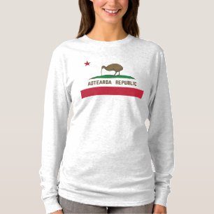 Aotearoa Republic Kiwi Flag New Zealand T-Shirt