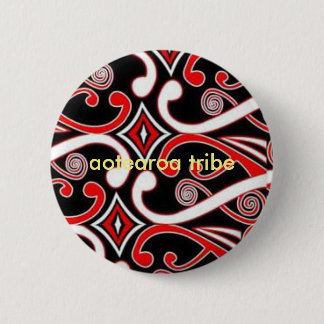 aotearoa tribe maori designs 6 cm round badge