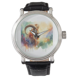 Aoudad 180624AREF120 - Watercolor Watch