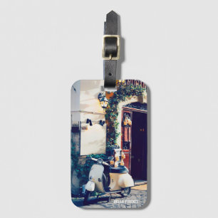 * AP12 Italia Scooter Florence Italian Cobblestone Luggage Tag
