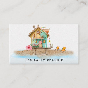 *~* AP13 REALATOR Beach Rentals 5 B&B Inn Business Card
