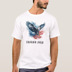 *~* AP16 American Flag .. USA Bald Detail EAGLE T-Shirt