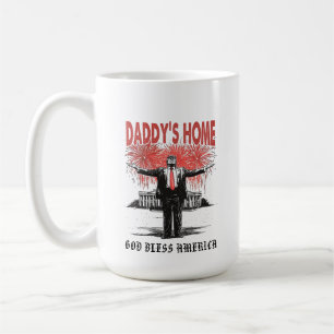 *~* AP16 - Trump Daddy's Home  MAGA White House Coffee Mug