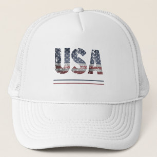 *~* AP16 USA Flag Patriotic American Baseball Trucker Hat