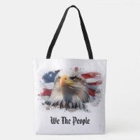 *~* AP27 Patriotic American Flag Bald Eagle