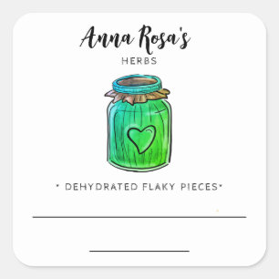 *~* AP30 Dehydrated Herb Mint Blank Jar Label