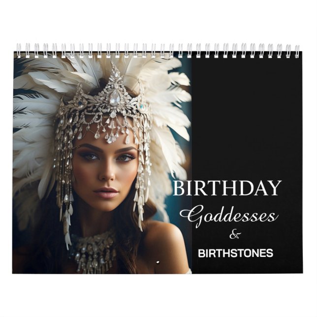 *~* AP53 Birthday Goddess Birth Stone Calendar (Cover)