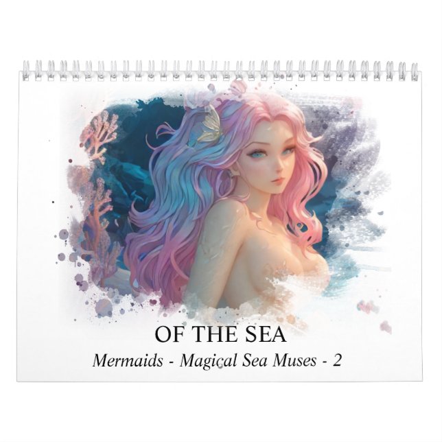 *~* AP60 Magical Mermaids Muses Sea  2 Calendar (Cover)