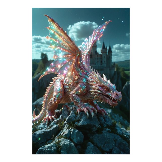 *~* AP88 Beast Fantasy  Dragon  Wall Artwork 12 Photo Print (Front)