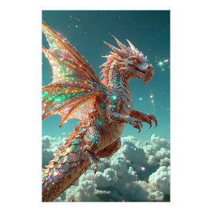 *~* AP88 Flying Fantasy  Dragon Wall Artwork 6 Photo Print