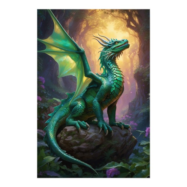 *~* AP88 Magical Fantasy  Dragon Wall Art  11 (Front)