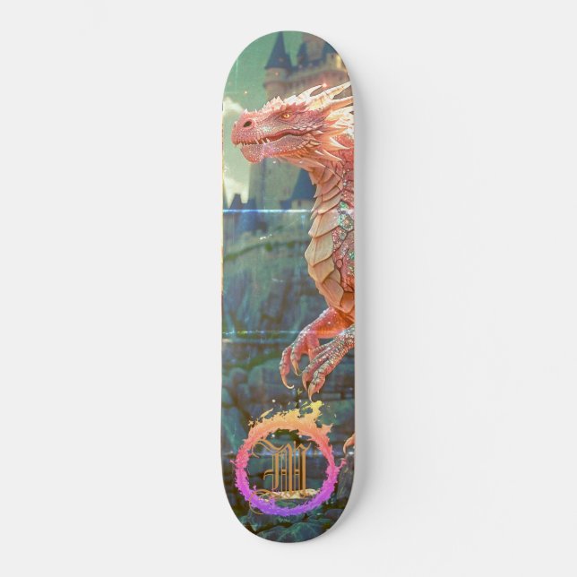 *~*  AP88 Ring of Fire Fierce Element Dragon  Skateboard (Front)