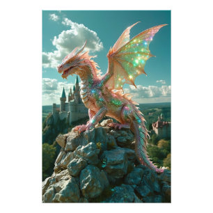 *~* AP88 Sparkle Fantasy Dragon Wall Artwork 19 Photo Print