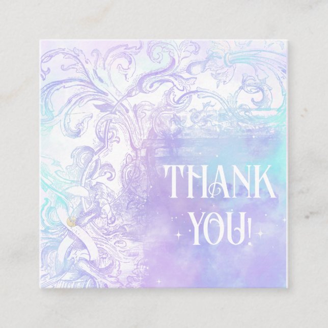 *~* AP8 QR Coupon THANK YOU LOGO  Enclosure Card (Front)