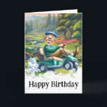 *~* AP94 Senior Man Funny Humour Birthday Card<br><div class="desc">(Search code AP914to find similar items ) Easily Transfer to other Zazzle Products. Funny Golf Birthday Card – Senior Man in Golf Cart INSIDE MESSAGE - Edit or Delete "You're not old... you're just on the back nine of life." Celebrate his special day with a hilarious twist! This vibrant and...</div>