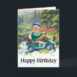 *~* AP94 Senior Man Funny Humour Birthday Card<br><div class="desc">(Search code AP914to find similar items ) Easily Transfer to other Zazzle Products. Funny Golf Birthday Card – Senior Man in Golf Cart INSIDE MESSAGE - Edit or Delete "You're not old... you're just on the back nine of life." Celebrate his special day with a hilarious twist! This vibrant and...</div>