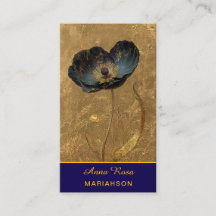 *~* AP98 Elegant Flower Gold 27  Vintage  QR 