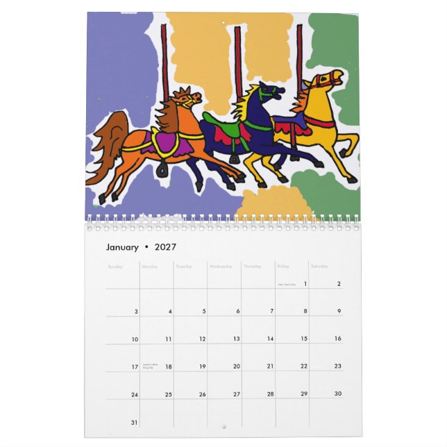 AP- 2013 Folk Art Calendar (Jan 2027)