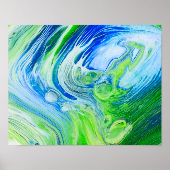 AP-BlueGreen-TreeRing_7551 Poster (Front)