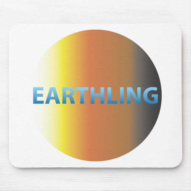 AP Earthling Round Mouse Mat (Front)