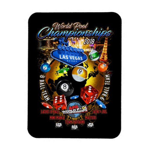 Image of APA | 2018 World Pool Championships Magnet