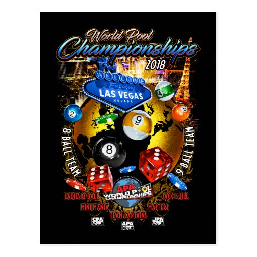 Image of APA | 2018 World Pool Championships Postcard