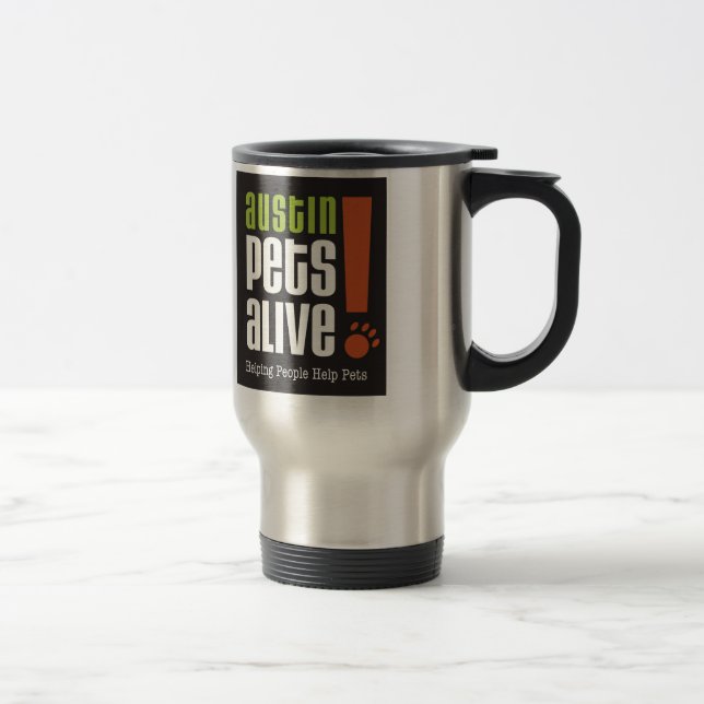 APA Travel Mug, black Mug (Right)