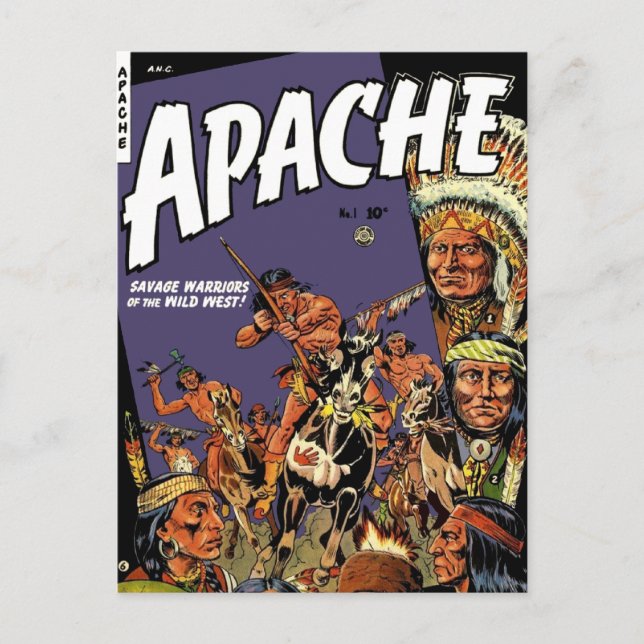 Apache 1 postcard (Front)