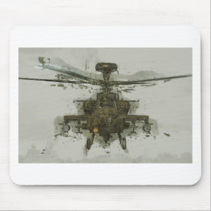 Apache Attack Helicopter Mouse Mat