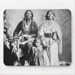 Apache Chief Antonio Maria with his family, 1897 ( Mouse Mat