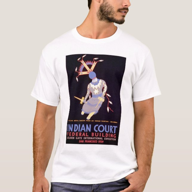 Apache Devil Dancer 1939 WPA T-Shirt (Front)
