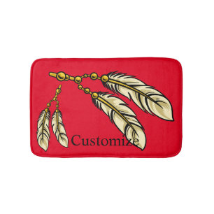 Apache Feathers Thunder_Cove Bath Mat