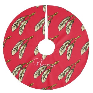 Apache Feathers Thunder_Cove Brushed Polyester Tree Skirt