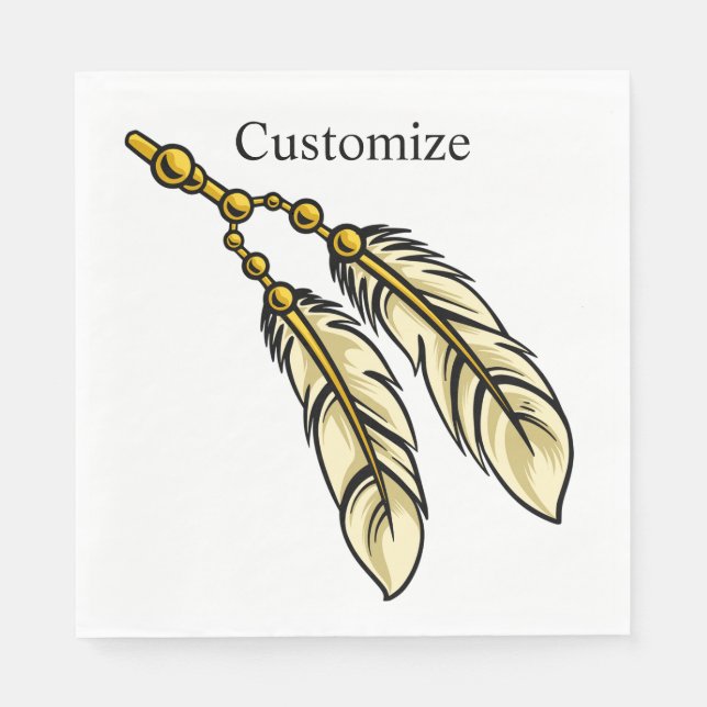 Apache Feathers Thunder_Cove  Napkin (Front)