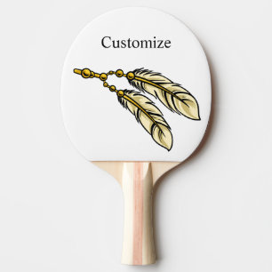 Apache Feathers Thunder_Cove Ping Pong Paddle