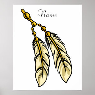 Apache Feathers Thunder_Cove  Poster