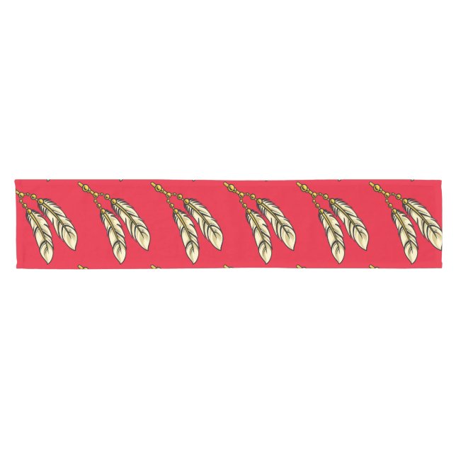 Apache Feathers Thunder_Cove Short Table Runner (Horizontal)