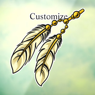 Apache Feathers Thunder_Cove Window Cling