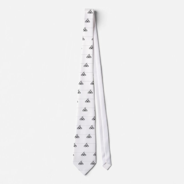 Apache Helicopter - Head-On Tie (Front)