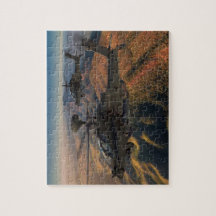 Apache Helicopter Jigsaw Puzzle